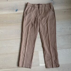 Comptoir des cotonniers Tan work Pants sz 4 / 36 women’s